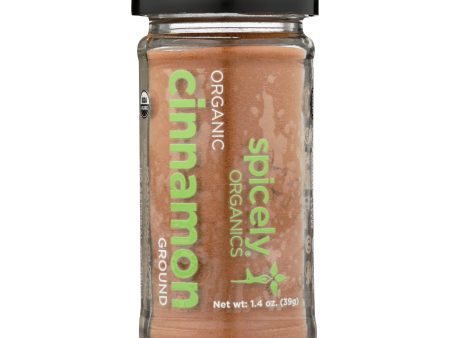 Spicely Organics - Organic Cinnamon - Ground - Case Of 3 - 1.4 Oz. Online now