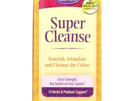 Nature s Secret Super Cleanse - 100 Tablets Sale