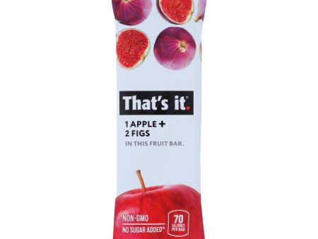 That s It - Fruit Bar Apple & Fig - Case Of 12 - 1.2 Oz Fashion