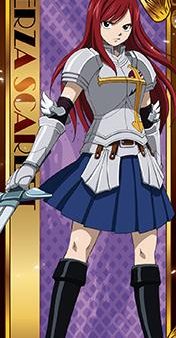 Fairy Tail: Erza Human Sized Wall Scroll Discount