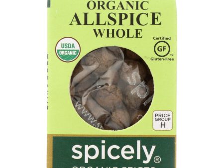 Spicely Organics - Organic Allspice - Whole - Case Of 6 - 0.3 Oz. Cheap