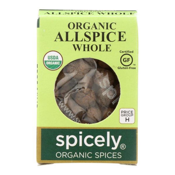 Spicely Organics - Organic Allspice - Whole - Case Of 6 - 0.3 Oz. Cheap