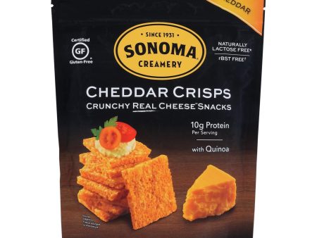 Sonoma Creamery Cheddar Crisps  - Case Of 12 - 2.25 Oz Supply