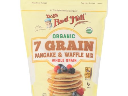 Bob s Red Mill - Pancake waffle 7 Green - Case Of 4 - 24 Oz Online Hot Sale