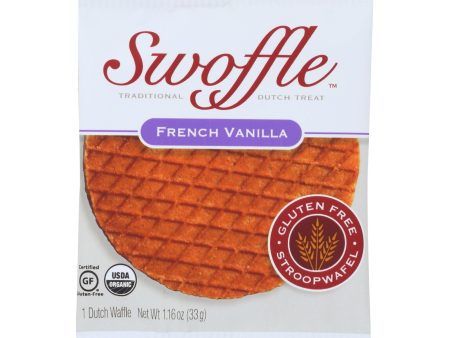 Swoffle Dutch Waffle - French Vanilla - Case Of 16 - 1.16 Oz. Online