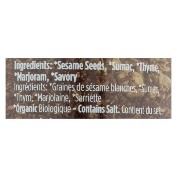 Spicely Organics - Organic Zaatar Seasoning - Case Of 3 - 1.4 Oz. Discount