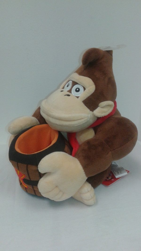 Super Mario Bros.: Donkey Kong with Barrel 9  Plush Hot on Sale