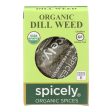 Spicely Organics - Organic Dill Weed - Case Of 6 - 0.1 Oz. Online Hot Sale