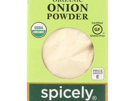 Spicely Organics - Organic Onion Powder - Case Of 6 - 0.4 Oz. For Discount