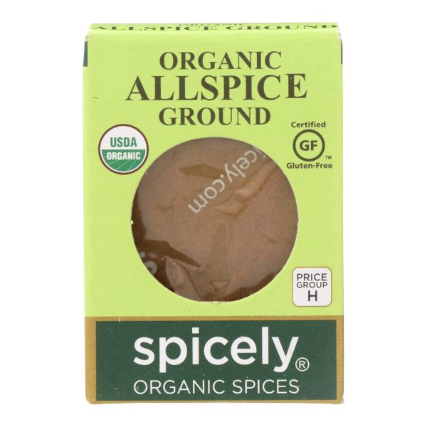 Spicely Organics - Organic Allspice - Ground - Case Of 6 - 0.45 Oz. Sale