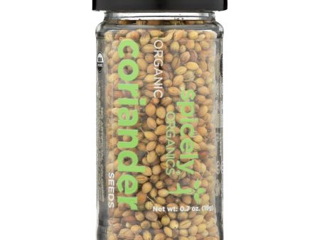 Spicely Organics - Organic Coriander Seeds - Case Of 3 - 0.7 Oz. Cheap