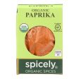 Spicely Organics - Organic Paprika - Case Of 6 - 0.45 Oz. Supply