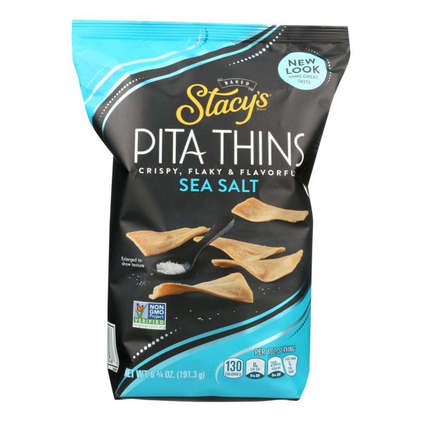 Stacy s Pita Chips Simply Naked Pita Chips - Case Of 8 - 6.75 Oz. Discount