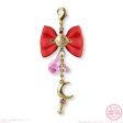 Sailor Moon: Crystal Die-Cast Ribbon Charms (Moon, Mercury, Venus, Mars, Jupiter) Online Sale