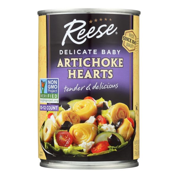 Reese Artichoke Hearts - Delicate Baby - Case Of 12 - 14 Oz. Supply