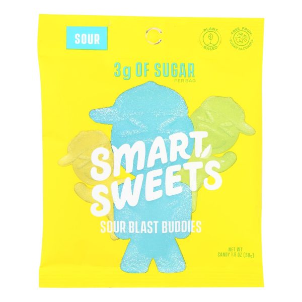 Smartsweets - Gummy Sour Blast Buddies - Case Of 12 - 1.8 Oz For Sale