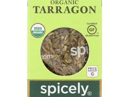 Spicely Organics - Organic Tarragon - Case Of 6 - 0.1 Oz. For Cheap