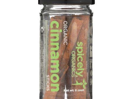 Spicely Organics - Organic Cinnamon - Sticks - Case Of 3 - 6 Count Discount