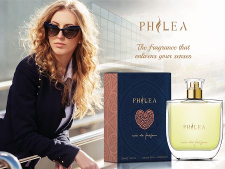 Philea Eau de Parfum 3.4 Fl. Oz.  100 ml - Vegan Certified Product Online Sale