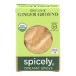 Spicely Organics - Organic Ginger - Ground - Case Of 6 - 0.4 Oz. Online