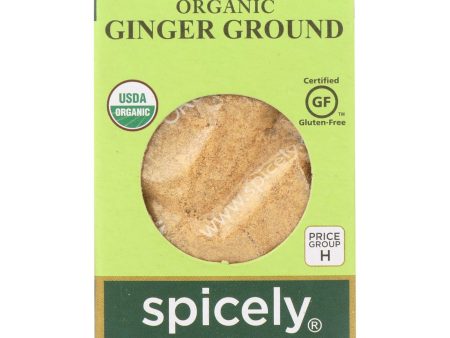 Spicely Organics - Organic Ginger - Ground - Case Of 6 - 0.4 Oz. Online