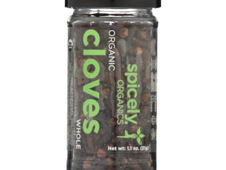 Spicely Organics - Organic Cloves - Whole - Case Of 3 - 1.1 Oz. Fashion