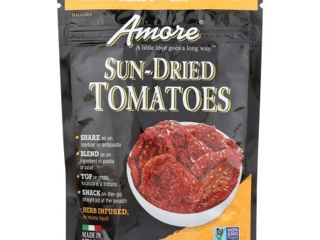 Amore - Sun Dried Tomatoes - Case Of 10 - 4.4 Oz For Sale