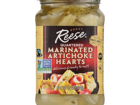 Reese Marinated Artichoke Hearts - Quartered - Case Of 12 - 12 Oz. Discount