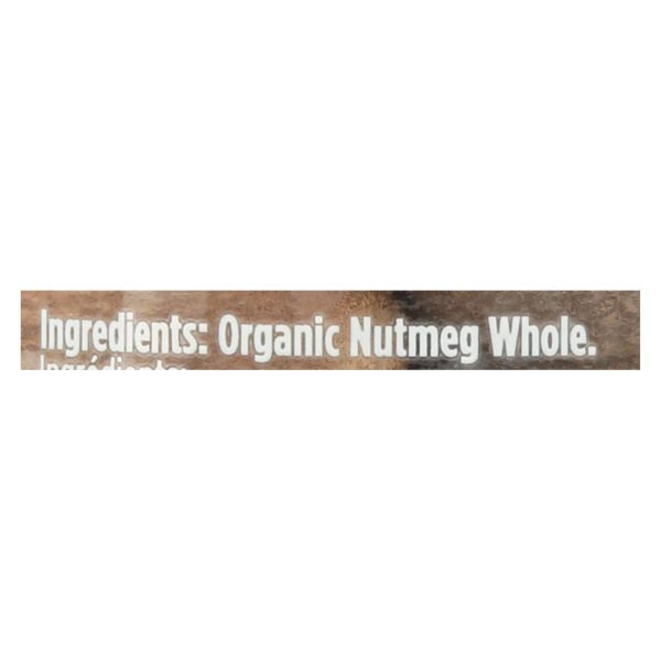 Spicely Organics - Organic Nutmeg - Whole - Case Of 3 - 1.4 Oz. Online Hot Sale