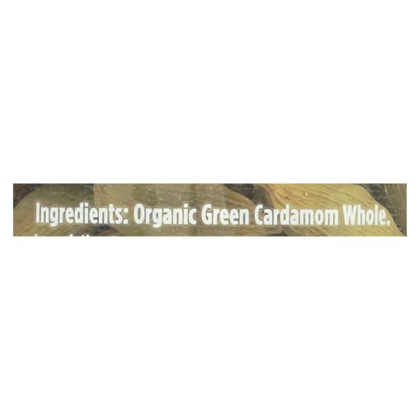 Spicely Organics - Organic Cardamom - Pods Green - Case Of 3 - 1.2 Oz. Online