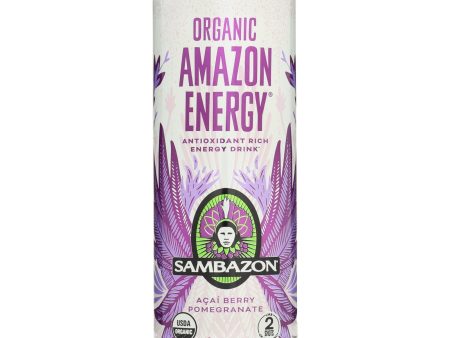 Sambazon Organic Amazon Energy Drink - Low Calorie - Case Of 12 - 12 Fl Oz Discount