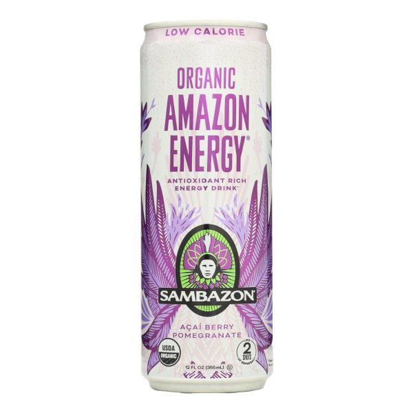 Sambazon Organic Amazon Energy Drink - Low Calorie - Case Of 12 - 12 Fl Oz Discount