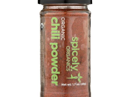 Spicely Organics - Organic Chili - Powder - Case Of 3 - 1.7 Oz. Online Sale