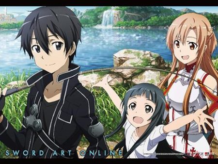 Sword Art Online: Family Fishing Trip Wall Scroll Cheap