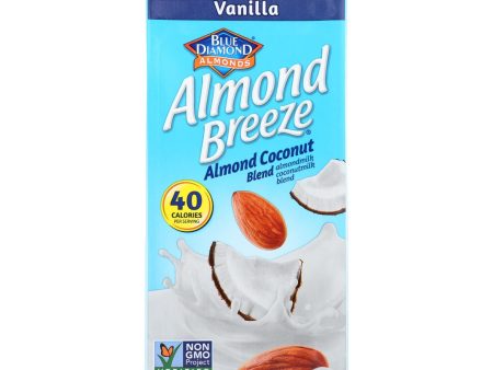 Almond Breeze - Almond Coconut Milk - Vanilla - Case Of 12 - 32 Fl Oz. For Sale