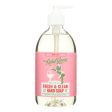 Rebel Green - Fresh And Clean Liquid Hand Soap - Pink Lilac - Case Of 4 - 16.9 Fl Oz. Sale