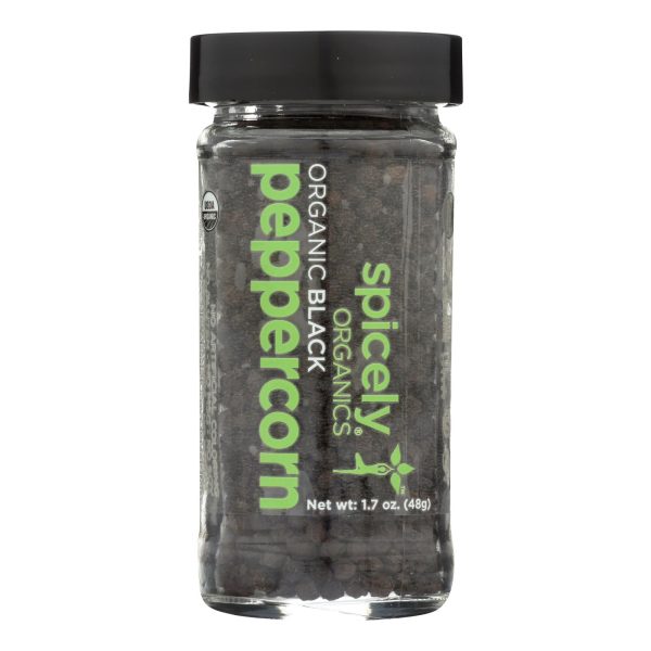 Spicely Organics - Organic Peppercorn - Black Whole - Case Of 3 - 1.7 Oz. Online Hot Sale