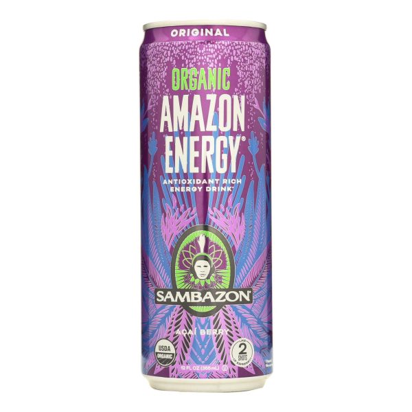 Sambazon Organic Amazon Energy Drink - Original - Case Of 12 - 12 Fl Oz Online Sale