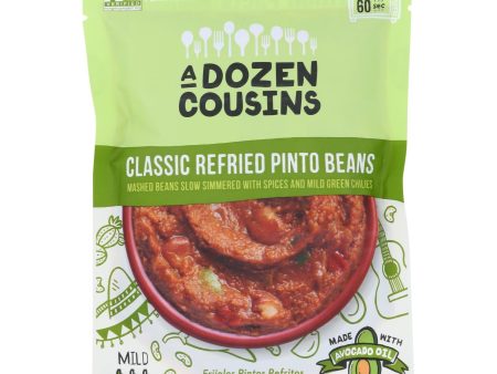 A Dozen Cousins - Beans Refried Pinto Classic - Case Of 6-10 Oz Cheap