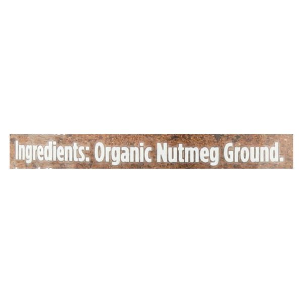 Spicely Organics - Organic Nutmeg - Ground - Case Of 3 - 1.9 Oz. For Cheap