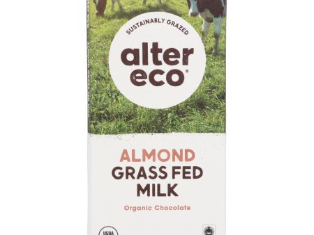 Alter Eco - Chocolate Bar Salted Almnd - Case Of 12-2.65 Oz Sale