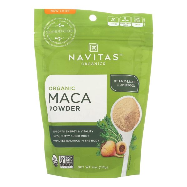 Navitas Naturals Maca Powder - Organic - 4 Oz - Case Of 12 Discount