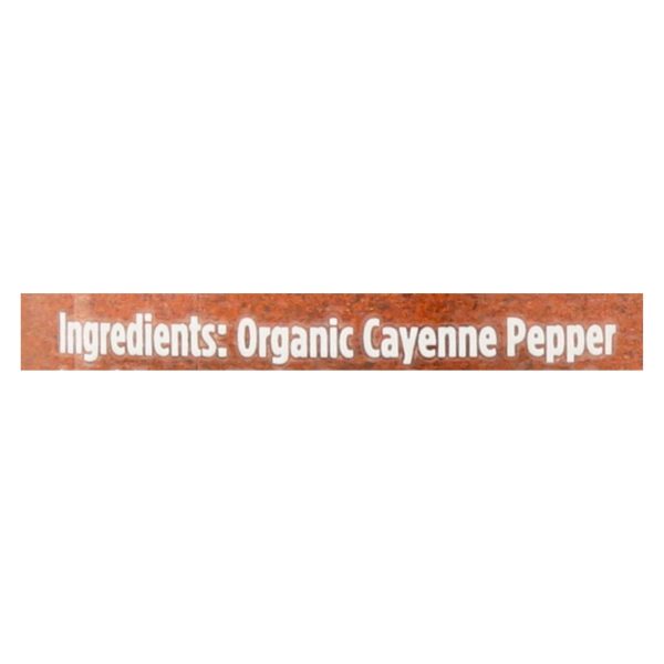 Spicely Organics - Organic Cayenne Pepper - Case Of 3 - 1.6 Oz. Online Sale