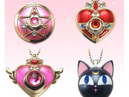 Sailor Moon: Compact Candy Box Charm (Crystal Star Brooch, Cosmic Heart Compact, Crisis Moon Compact, Luna P Ball) Online Sale