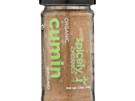 Spicely Organics - Organic Cumin - Ground - Case Of 3 - 1.7 Oz. Fashion