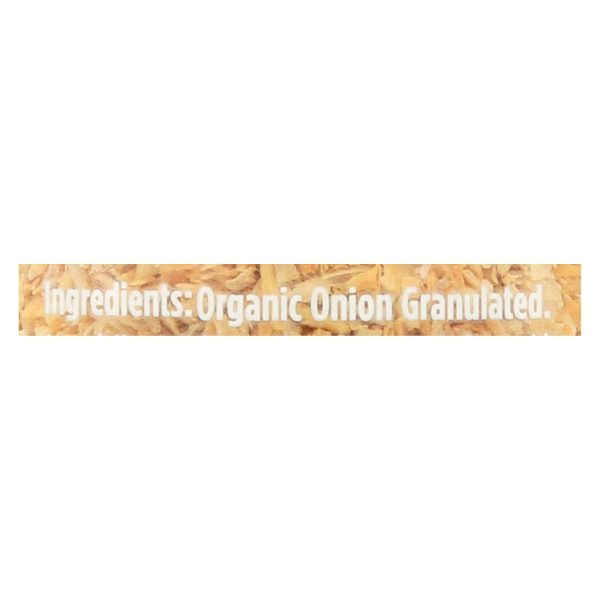 Spicely Organics - Organic Onion - Granulates - Case Of 3 - 1.8 Oz. Hot on Sale