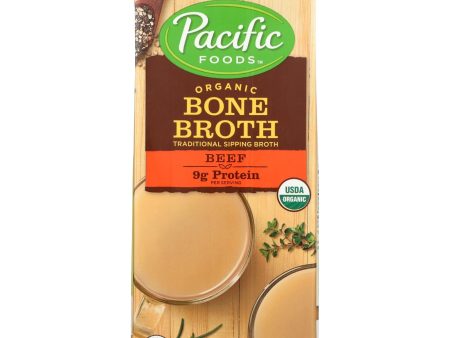 Pacific Natural Foods Organic Beef Bone Broth - Case Of 12 - 32 Fz For Cheap