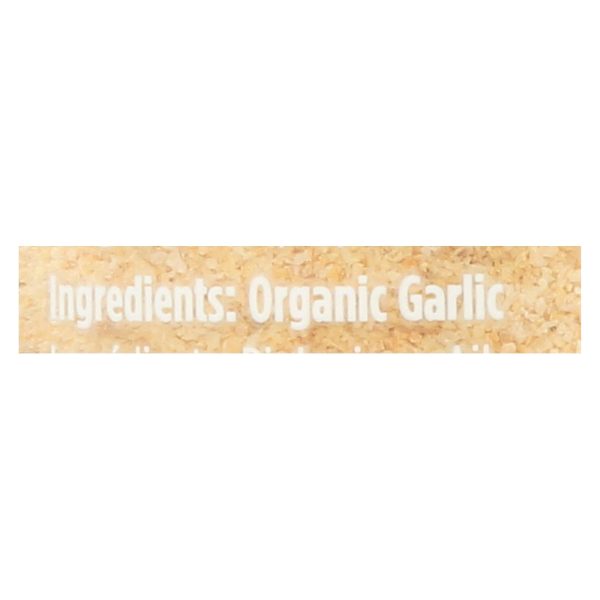 Spicely Organics - Organic Garlic - Granulates - Case Of 3 - 2 Oz. Supply