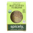 Spicely Organics - Organic Bay Leaves - Turkish Whole - Case Of 6 - 0.1 Oz. Cheap