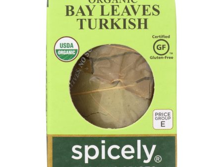 Spicely Organics - Organic Bay Leaves - Turkish Whole - Case Of 6 - 0.1 Oz. Cheap